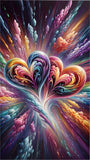 Heart 5d Diy Diamond Painting Kits UK Handwork Hobby FL3825