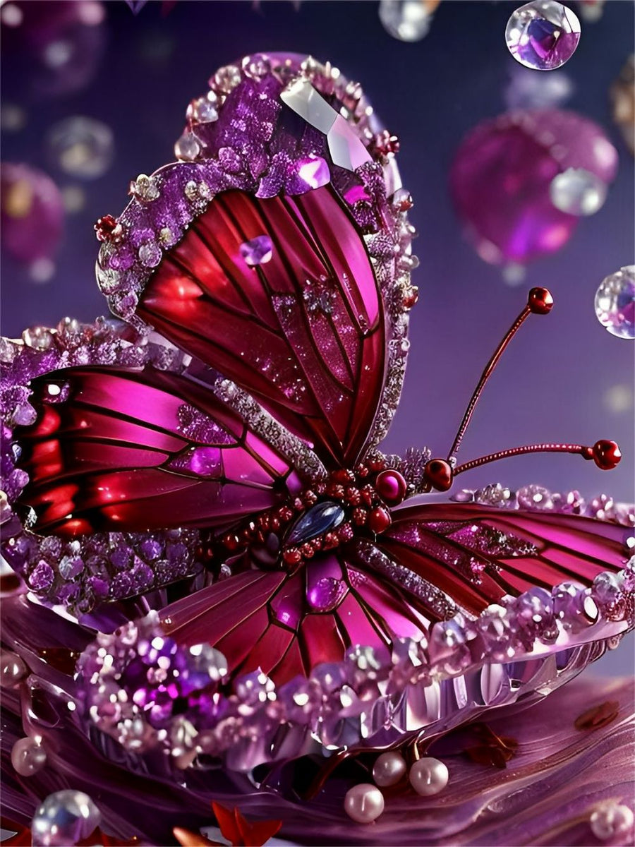 Butterfly 5d Diy Diamond Painting Kits UK Handwork Hobby FL4418 ...