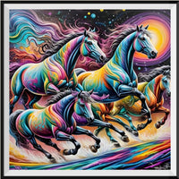 Horse 5d Diy Diamond Painting Kits UK Handwork Hobby FL3223