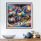 Horse 5d Diy Diamond Painting Kits UK Handwork Hobby FL3223