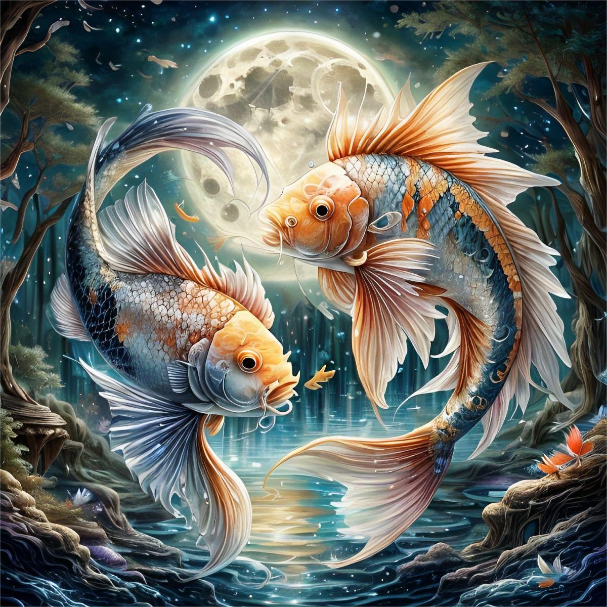 Fish 5d Diy Diamond Painting Kits UK Handwork Hobby FL3220 ...