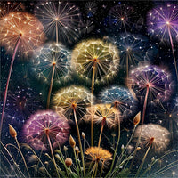 Dandelion 5d Diy Diamond Painting Kits UK Handwork Hobby FL3019