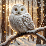 Owl 5d Diy Diamond Painting Kits UK Handwork Hobby FL4269