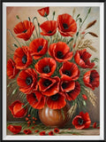 Flower 5d Diy Diamond Painting Kits UK Handwork Hobby FL3608