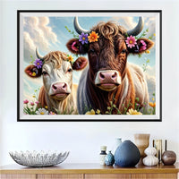 Cattle 5d Diy Diamond Painting Kits UK Handwork Hobby FL3562