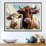 Cattle 5d Diy Diamond Painting Kits UK Handwork Hobby FL3562