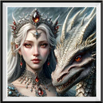 Human And Animal Dragon 5d Diy Diamond Painting Kits UK Handwork Hobby FL4244