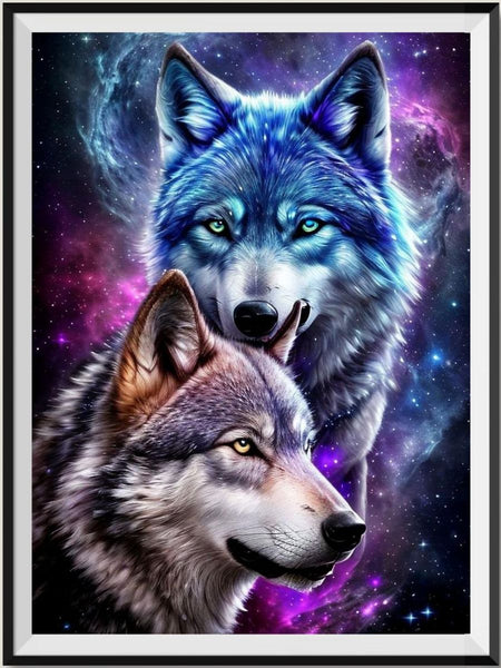 Wolf 5d Diy Diamond Painting Kits UK Handwork Hobby FL4454