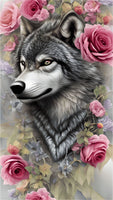 Wolf 5d Diy Diamond Painting Kits UK Handwork Hobby FL8325