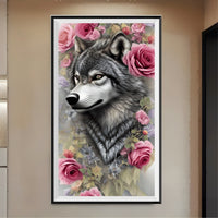 Wolf 5d Diy Diamond Painting Kits UK Handwork Hobby FL8325