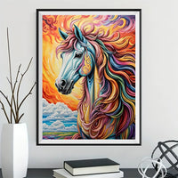 Horse 5d Diy Diamond Painting Kits UK Handwork Hobby FL3510