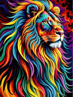 Lion 5d Diy Diamond Painting Kits UK Handwork Hobby FL3503