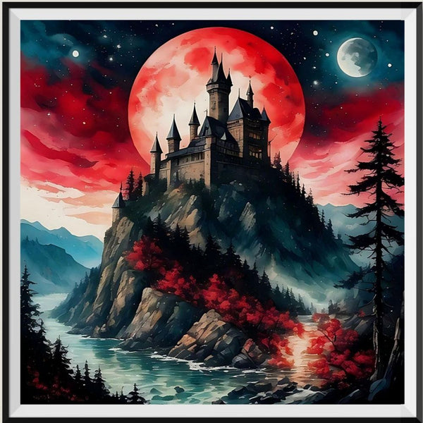 Castle 5d Diy Diamond Painting Kits UK Handwork Hobby FL6408