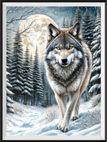 Wolf 5d Diy Diamond Painting Kits UK Handwork Hobby FL3529