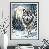 Wolf 5d Diy Diamond Painting Kits UK Handwork Hobby FL3529