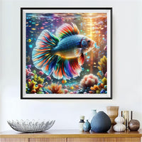 Fish 5d Diy Diamond Painting Kits UK Handwork Hobby FL4227