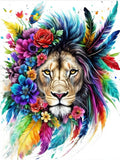 Lion 5d Diy Diamond Painting Kits UK Handwork Hobby FL4438