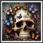 Skull 5d Diy Diamond Painting Kits UK Handwork Hobby FL2039