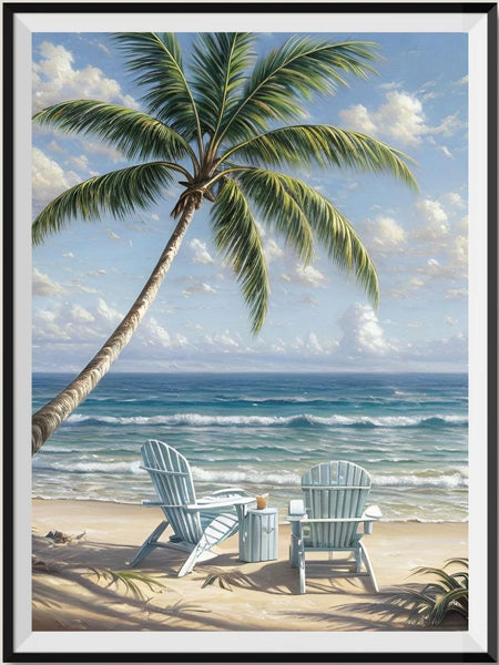 Beach 5d Diy Diamond Painting Kits UK Handwork Hobby FL4592