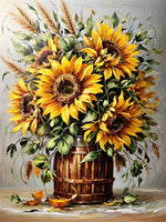 Sunflower 5d Diy Diamond Painting Kits UK Handwork Hobby FL4090