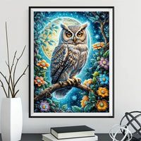 Owl 5d Diy Diamond Painting Kits UK Handwork Hobby FL2217