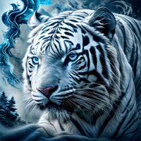 Tiger 5d Diy Diamond Painting Kits UK Handwork Hobby FL2048