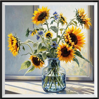 Sunflower 5d Diy Diamond Painting Kits UK Handwork Hobby FL2020