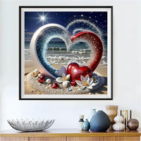 Heart 5d Diy Diamond Painting Kits UK Handwork Hobby FL4293