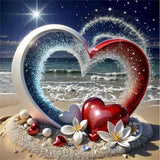 Heart 5d Diy Diamond Painting Kits UK Handwork Hobby FL4293