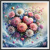 Flower 5d Diy Diamond Painting Kits UK Handwork Hobby FL3002