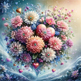 Flower 5d Diy Diamond Painting Kits UK Handwork Hobby FL3002