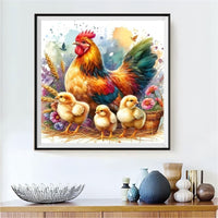 Chicken 5d Diy Diamond Painting Kits UK Handwork Hobby FL5453