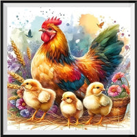 Chicken 5d Diy Diamond Painting Kits UK Handwork Hobby FL5453