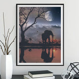 Elephant 5d Diy Diamond Painting Kits UK Handwork Hobby DE487655990