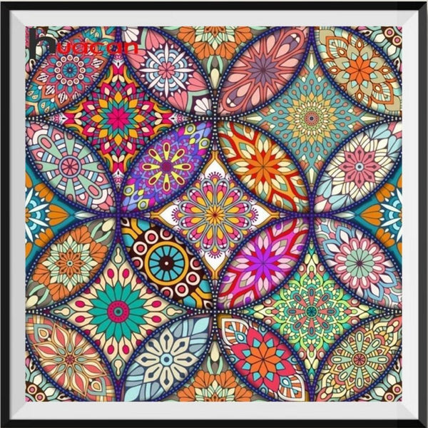 Mandala 5d Diy Diamond Painting Kits UK Handwork Hobby DP2377