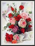 Flower 5d Diy Diamond Painting Kits UK Handwork Hobby DP4027