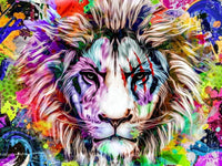 Lion 5d Diy Diamond Painting Kits UK Handwork Hobby DS210235744