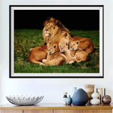 Lion 5d Diy Diamond Painting Kits UK Handwork Hobby DS32837878