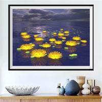 Lotus 5d Diy Diamond Painting Kits UK Handwork Hobby DS48893976