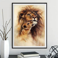 Lion 5d Diy Diamond Painting Kits UK Handwork Hobby DS50221112