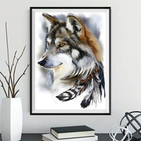 Wolf 5d Diy Diamond Painting Kits UK Handwork Hobby DS86500719