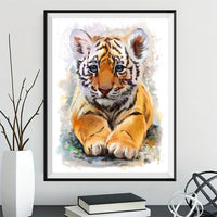 Tiger 5d Diy Diamond Painting Kits UK Handwork Hobby DS87491313