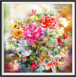 Flower 5d Diy Diamond Painting Kits UK Handwork Hobby DS98577748