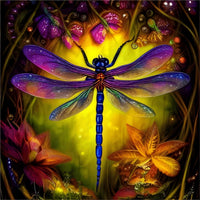 Dragongfly 5d Diy Diamond Painting Kits UK Handwork Hobby FL5134
