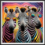 Zebra 5d Diy Diamond Painting Kits UK Handwork Hobby FL3305