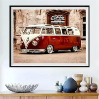 Bus 5d Diy Diamond Painting Kits UK Handwork Hobby VM2048