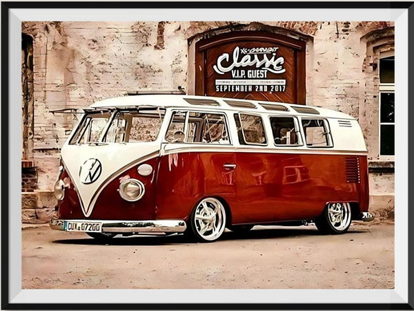Bus 5d Diy Diamond Painting Kits UK Handwork Hobby VM2048