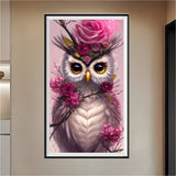 Owl 5d Diy Diamond Painting Kits UK Handwork Hobby FL5008