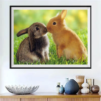 Rabbit 5d Diy Diamond Painting Kits UK Handwork Hobby NA0221