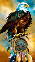 Dream Catcher Eagle 5d Diy Diamond Painting Kits UK Handwork Hobby FL4865